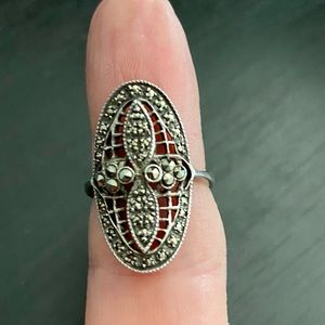 ..Sterling Silver Ring, Size 6 1/2